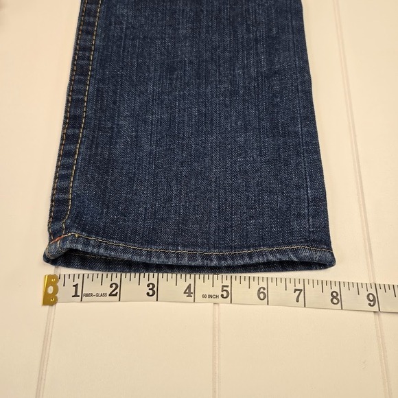 True Religion "Johnny" Low Rise Bootcut Jeans Women's Size 29x34 Dark Wash‎ Y2K - Picture 12 of 13